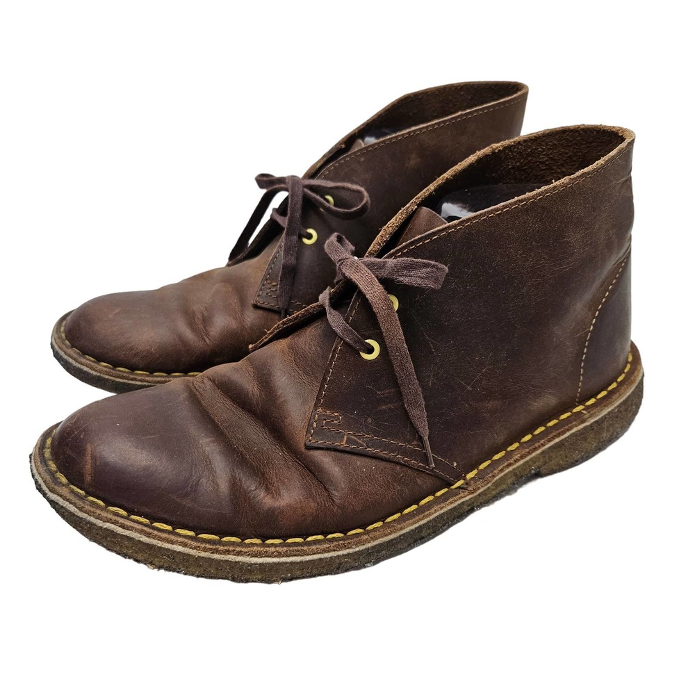 Clarks Originals Desert Boots Men's 9.5 Brown Leather Boots